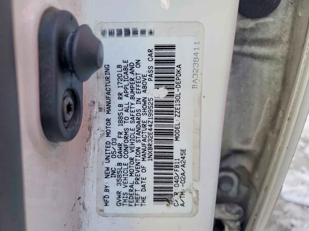 2004 Toyota Corolla ce