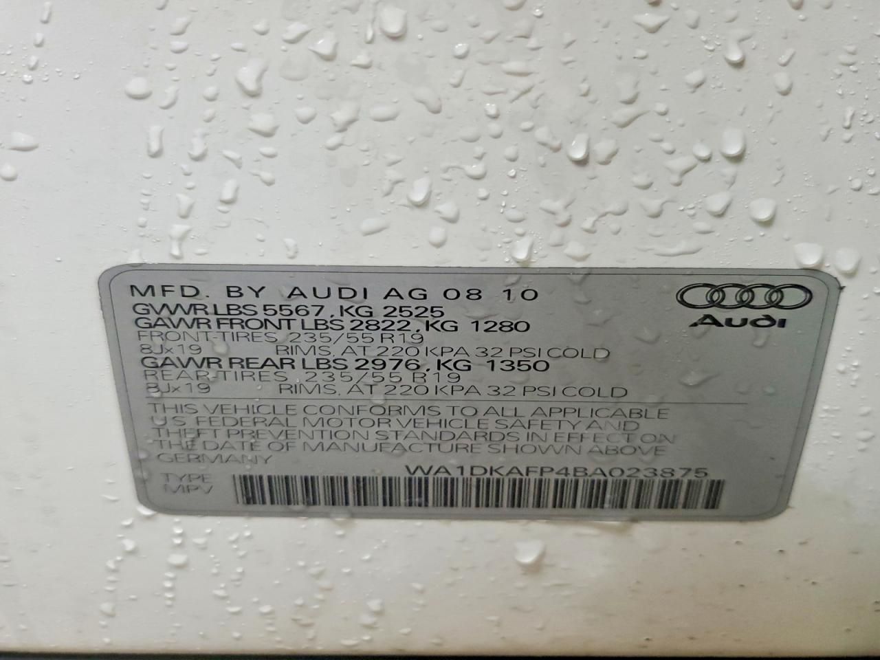 2011 Audi Q5 Premium Plus