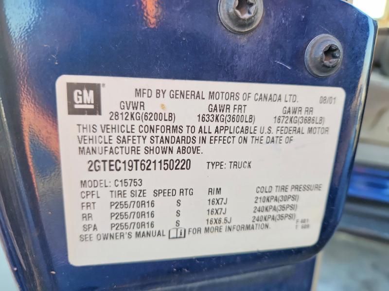 2002 GMC New Sierra C1500