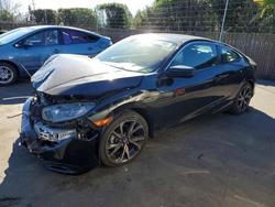 Honda salvage cars for sale: 2019 Honda Civic Sport