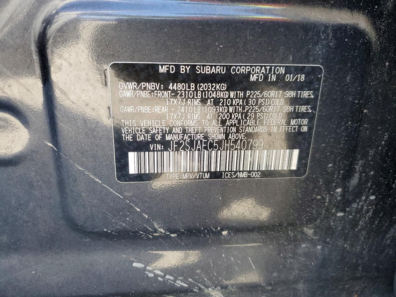 2018 Subaru Forester 2.5i Premium