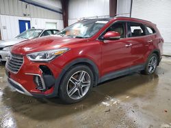 Hyundai salvage cars for sale: 2017 Hyundai Santa fe se Ultimate