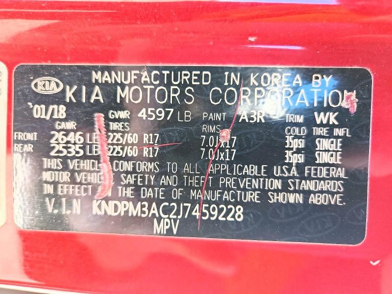 2018 KIA Sportage lx