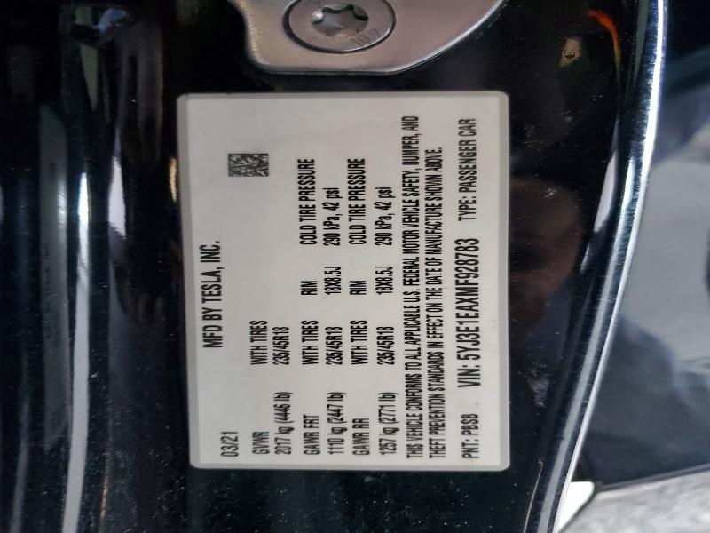 2021 Tesla Model 3