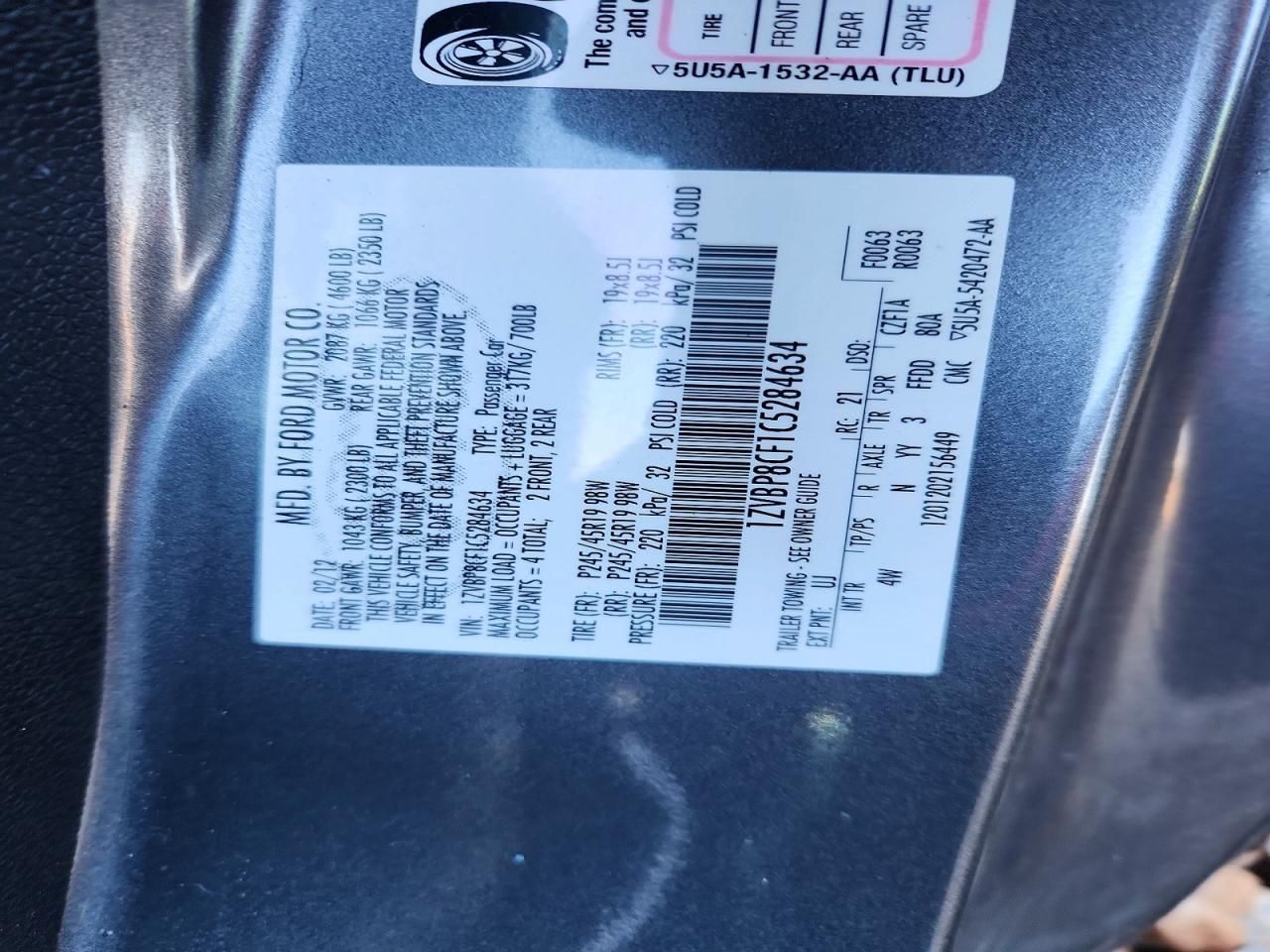 2012 Ford Mustang gt