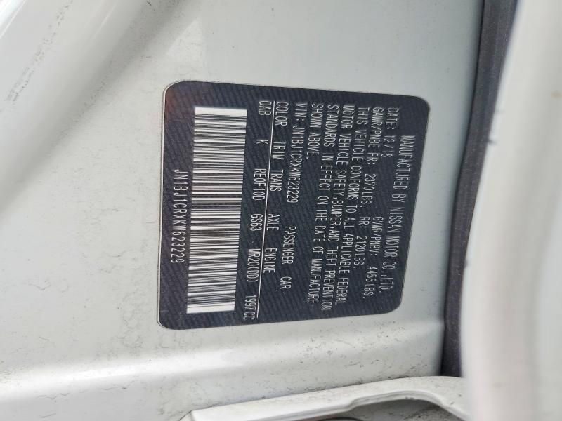 2019 Nissan Rogue Sport s