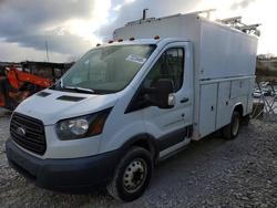 Salvage trucks for sale at Walton, KY auction: 2017 Ford Transit T-350 Utility / Service Truck