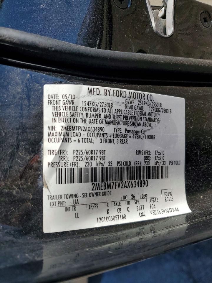 2010 Mercury Grand Marquis ls