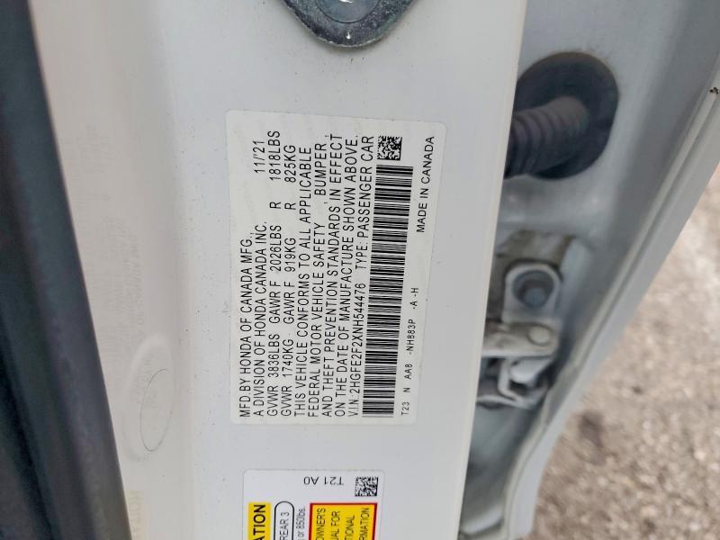 2022 Honda Civic lx