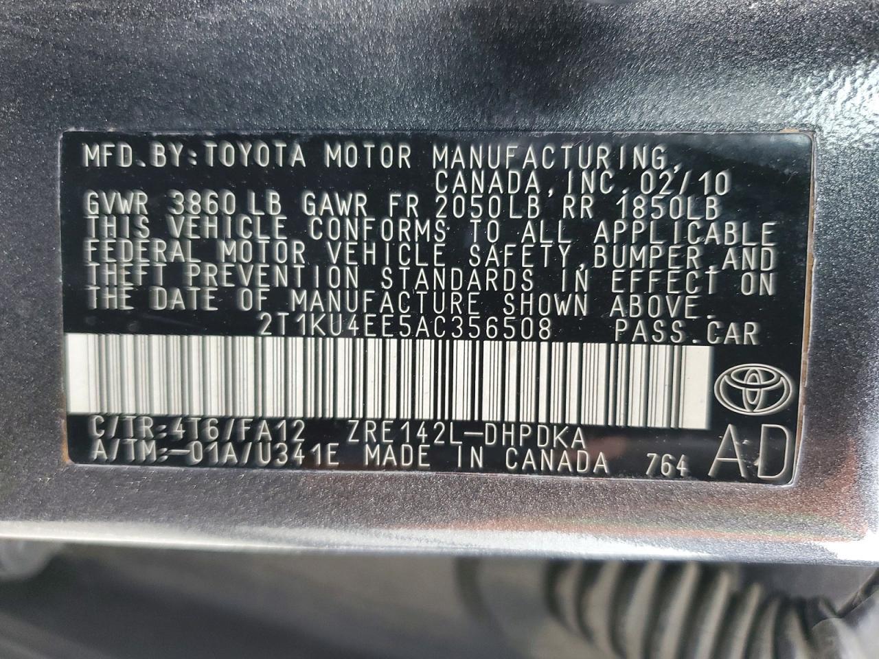 2010 Toyota Corolla Matrix