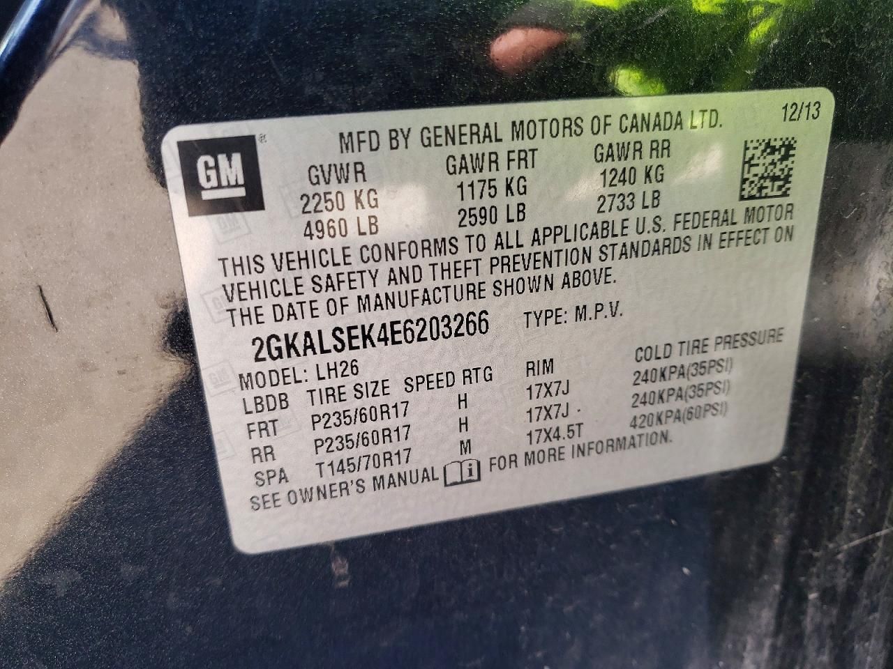 2014 GMC Terrain slt