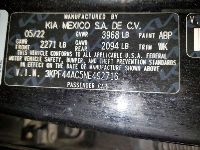 2022 KIA Forte gt