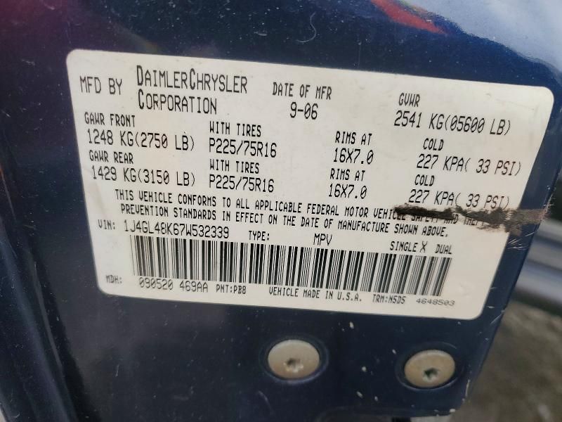 2007 Jeep Liberty Sport