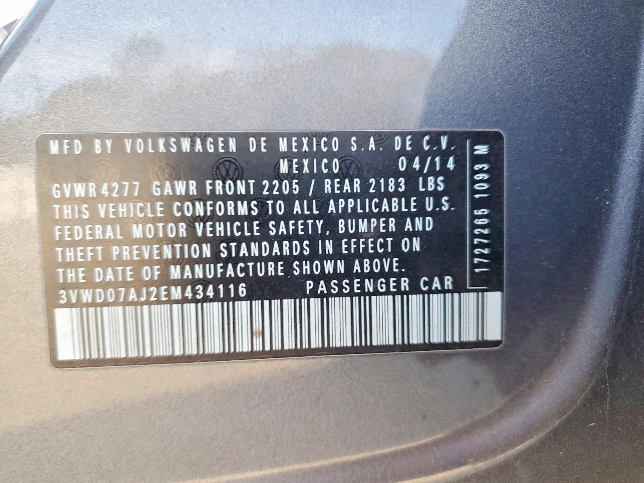 2014 Volkswagen Jetta se