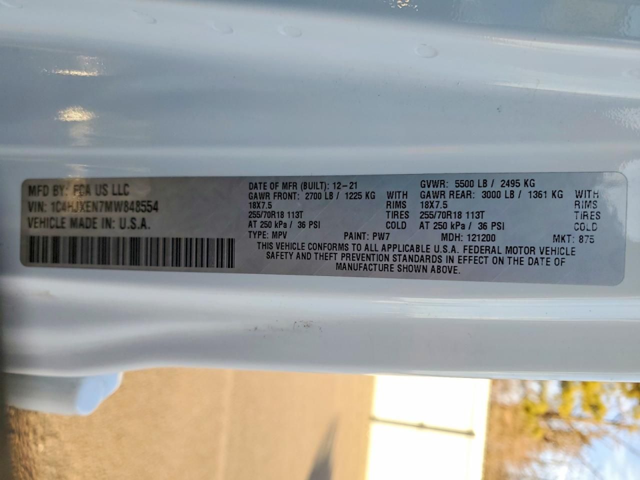 2021 Jeep Wrangler Unlimited Sahara