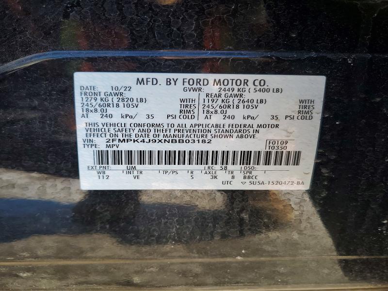 2022 Ford Edge sel