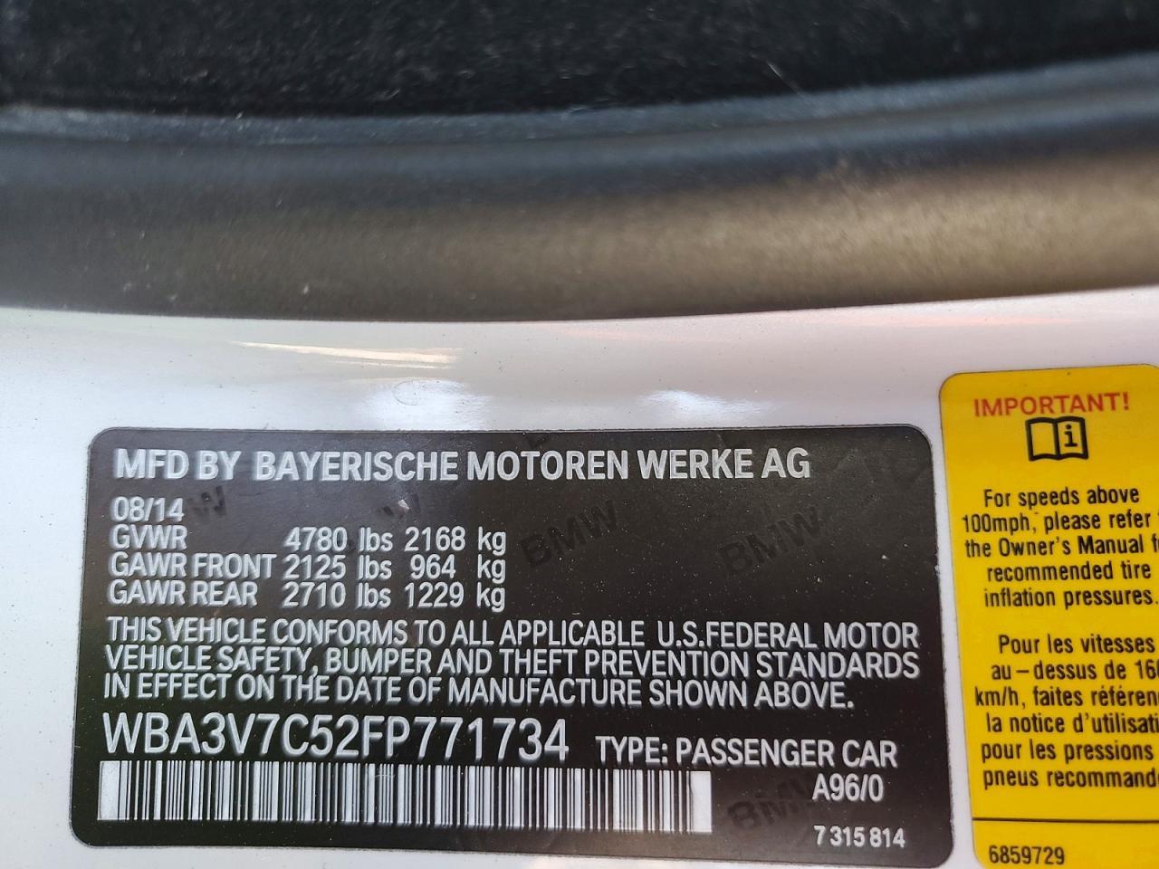 2015 BMW 428 i Sulev
