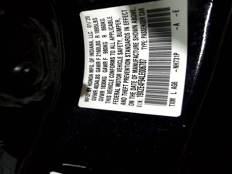 2020 Honda Insight Touring