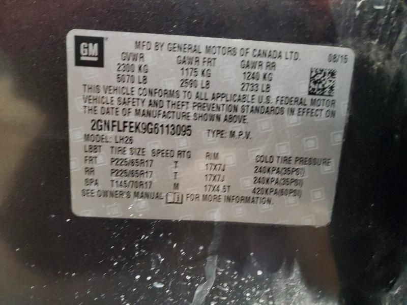 2016 Chevrolet Equinox lt