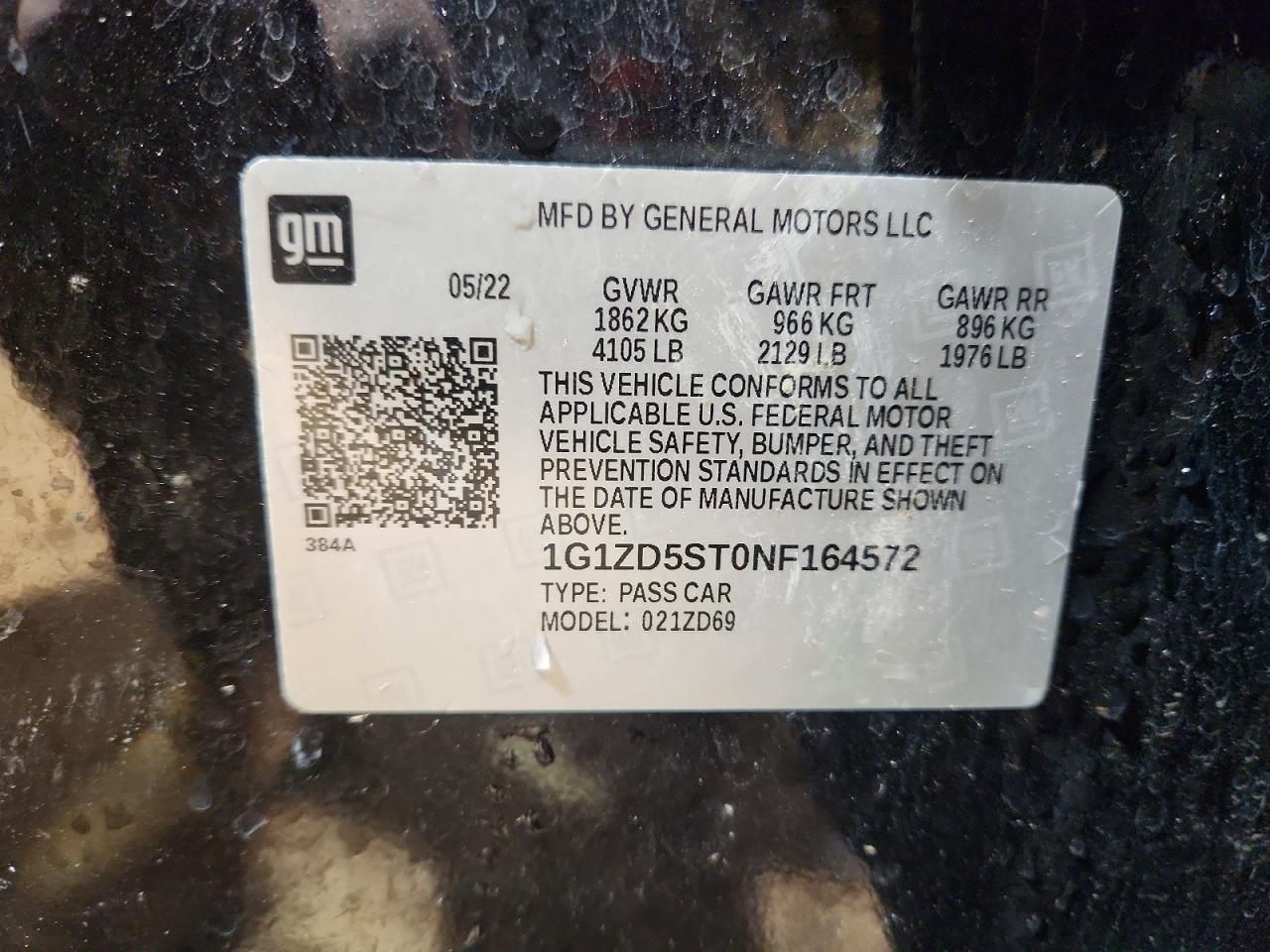 2022 Chevrolet Malibu lt