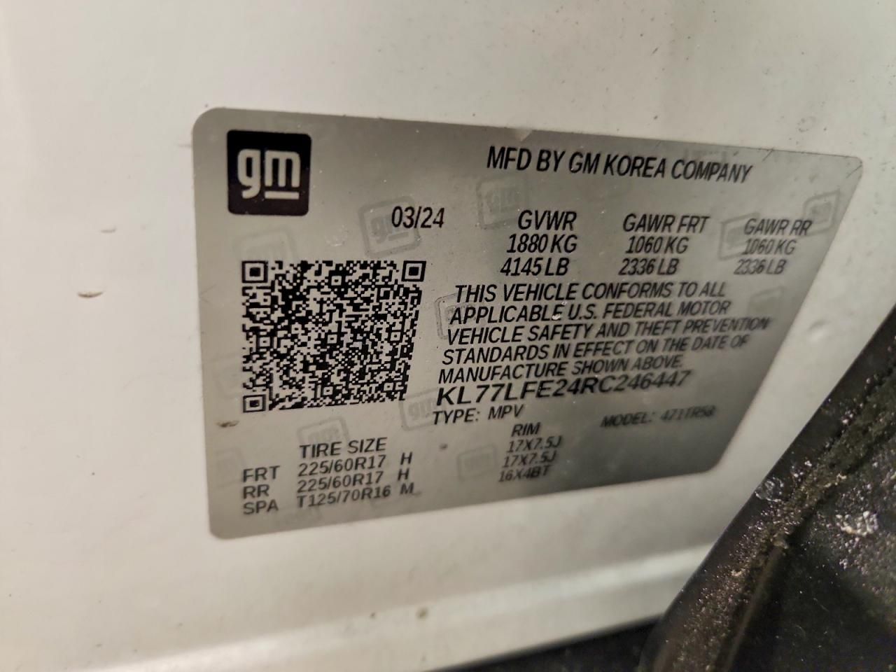 2024 Chevrolet Trax ls