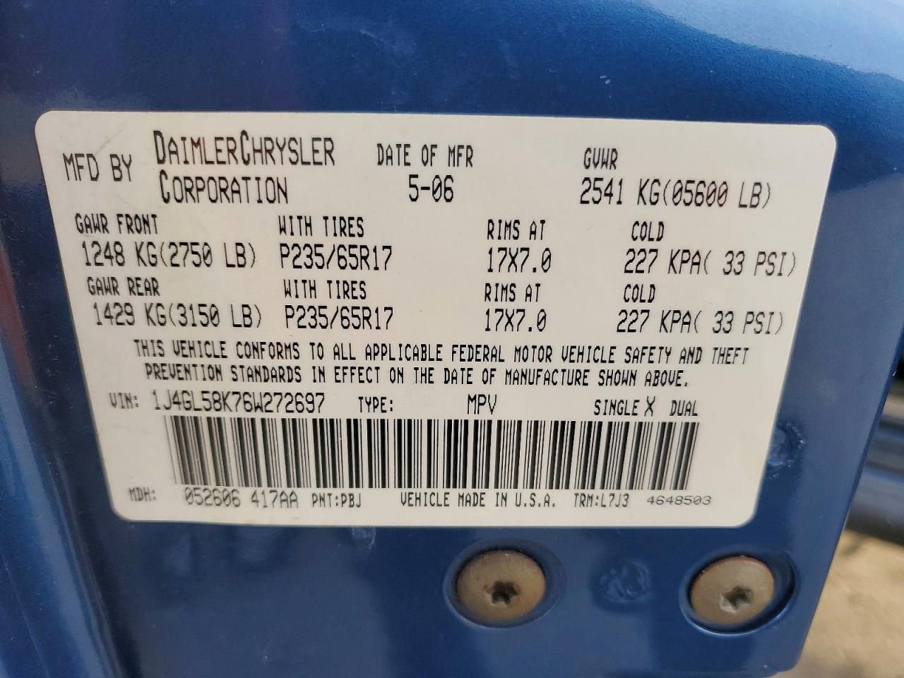 2006 Jeep Liberty Limited