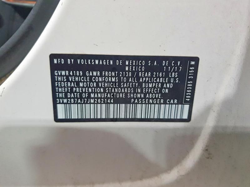 2018 Volkswagen Jetta s