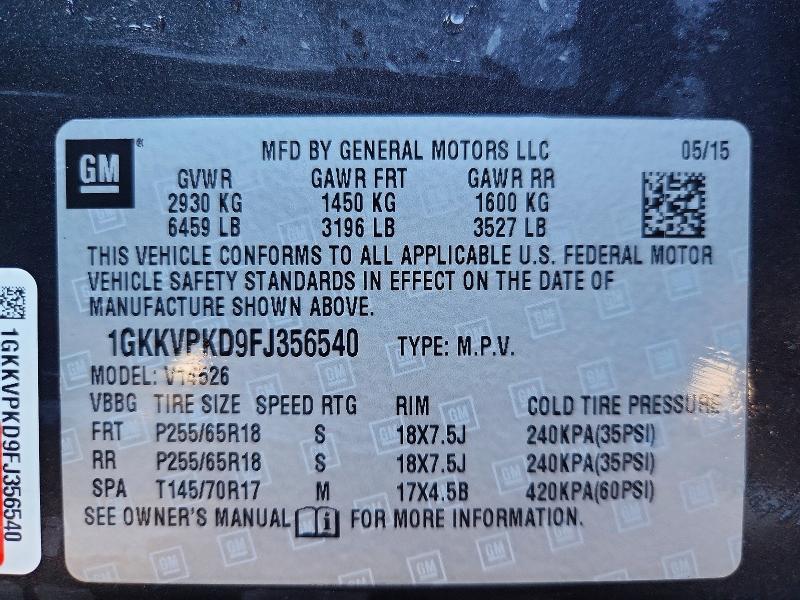 2015 GMC Acadia sle
