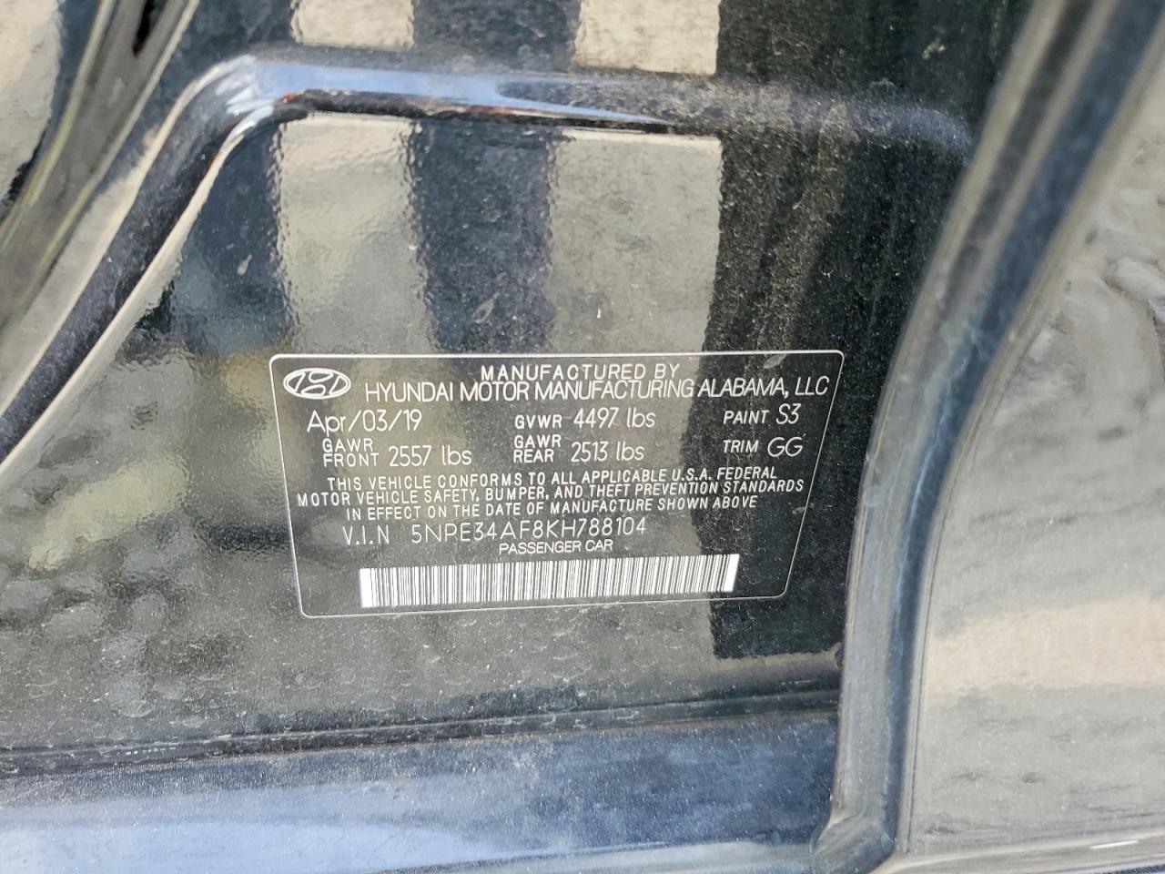 2019 Hyundai Sonata