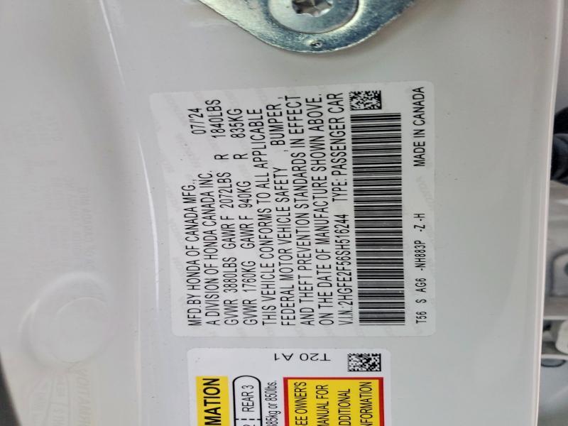 2025 Honda Civic Sport