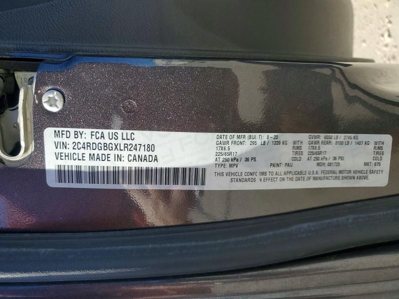 2020 Dodge Grand Caravan se