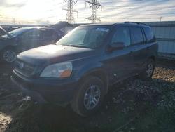 Honda salvage cars for sale: 2004 Honda Pilot exl