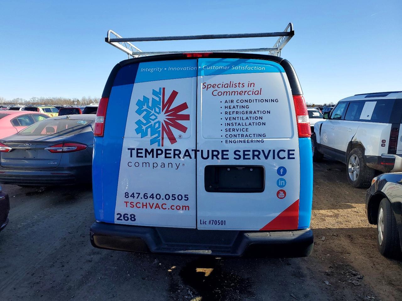 2019 Chev Rolet Express G2500 Utility / Service Van