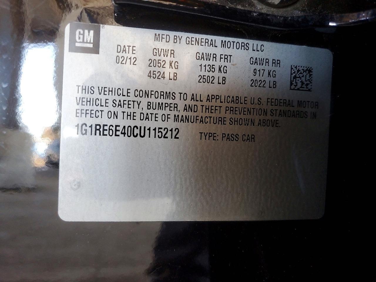 2012 Chevrolet Volt