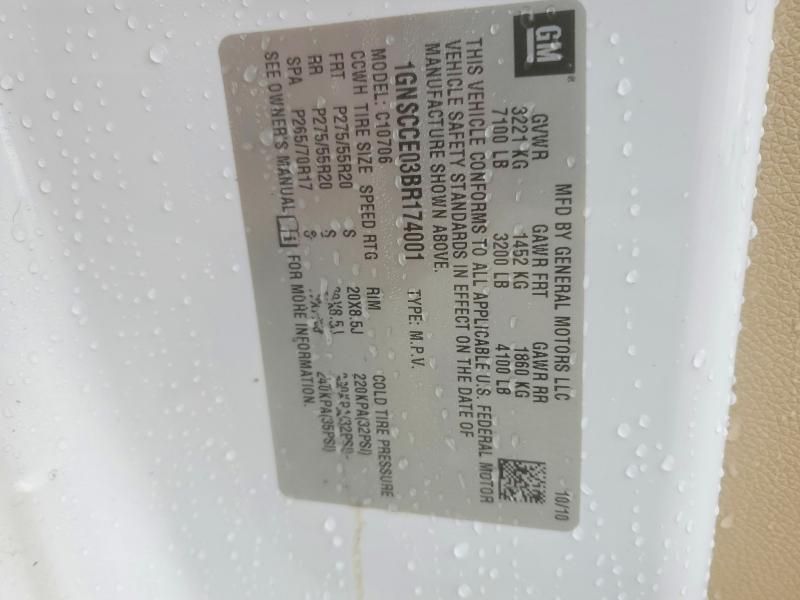 2011 Chevrolet Tahoe C1500 ltz