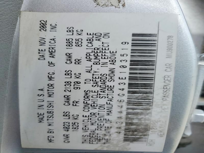 2003 Mitsubishi Galant es