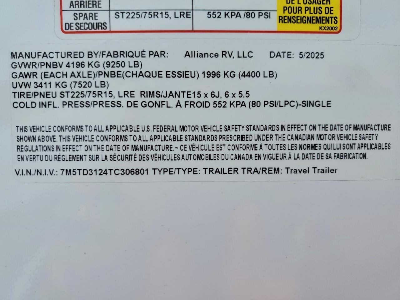 2026 Alliance Delta 252RL-Camper