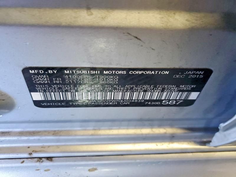 2016 Mitsubishi Lancer es