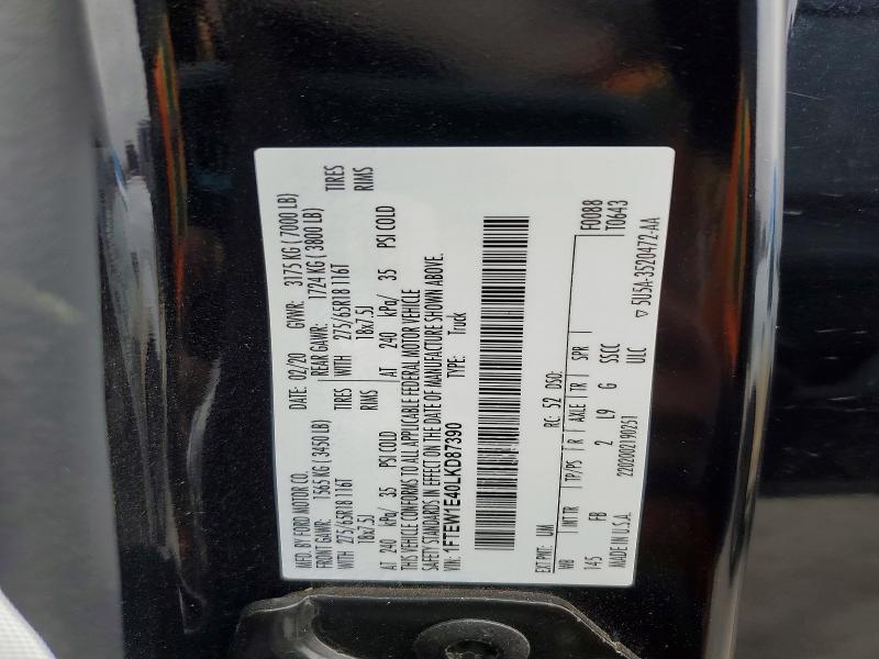 2020 Ford F150 Supercrew