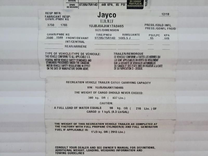 2019 Jayco 2000 Jaco jay Series