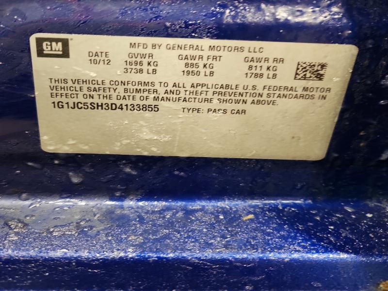 2013 Chevrolet Sonic lt