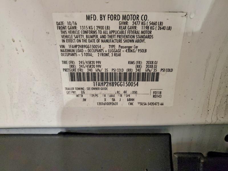 2016 Ford Taurus sel