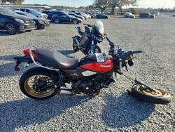 Salvage motorcycles for sale at Thonotosassa, FL auction: 2022 Kawasaki ER650 M