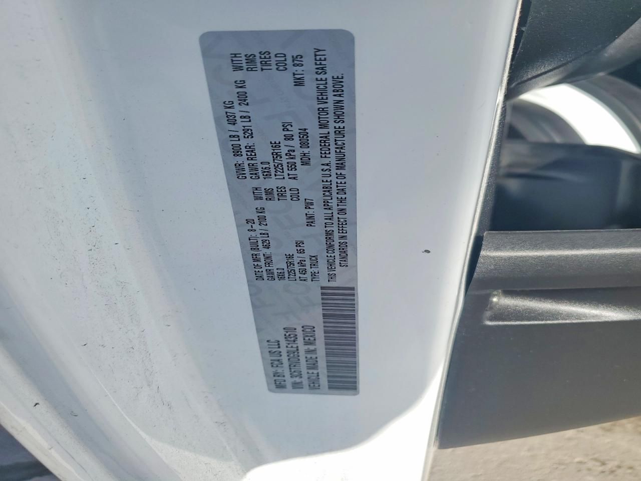 2020 Dodge Ram Promaster 2500 2500 High