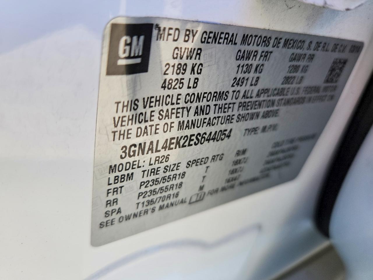 2014 Chev Captiva ltz