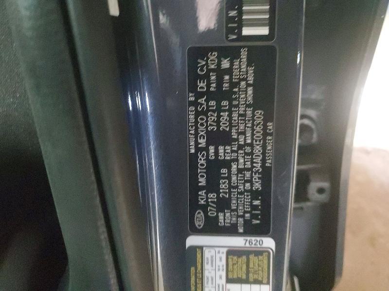 2019 KIA Forte gt Line