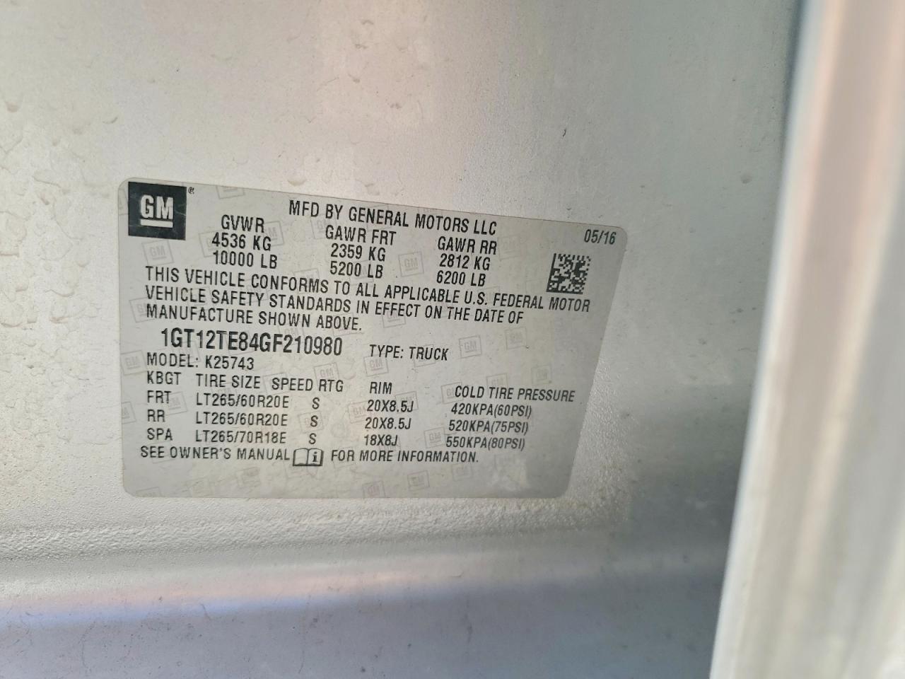 2016 GMC Sierra K2500 SLT