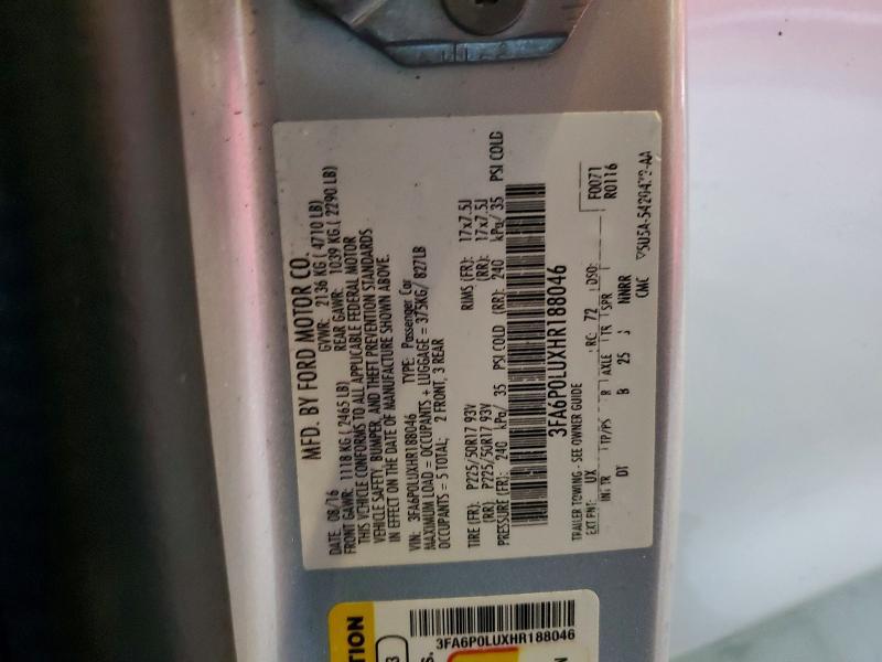 2017 Ford Fusion se Hybrid