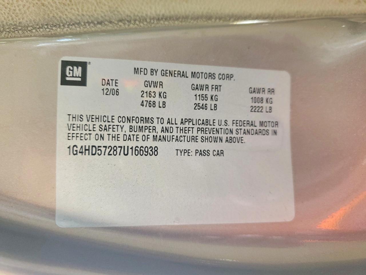 2007 Buick Lucerne cxl