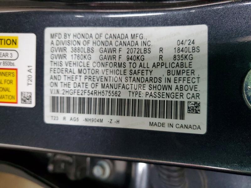 2024 Honda Civic Sport